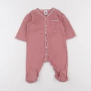 Petit Bateau - pyjama coton rouge - 6 mois