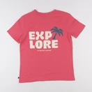 Okaidi - tee-shirt imprimé au dos rose - 12 ans