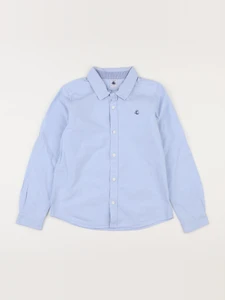 Petit Bateau - chemise bleu - 10 ans
