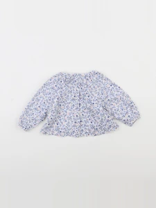 Tape à l'oeil - blouse blanc, bleu - 3 mois
