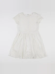 Monoprix - robe blanc - 8 ans