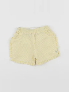 Petit Bateau - short jaune - 12 mois