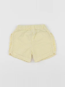 Petit Bateau - short jaune - 12 mois