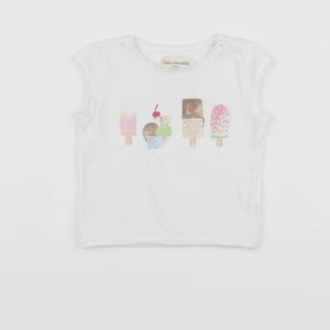 Arsène et les pipelettes - tee-shirt blanc - 6 mois