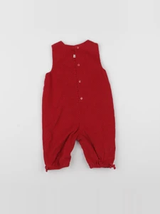 Jacadi - combinaison doublé rouge - 6 mois
