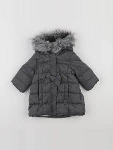 Natalys - doudoune gris - 12 mois