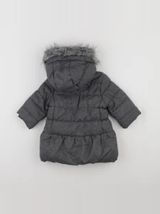 Natalys - doudoune gris - 12 mois