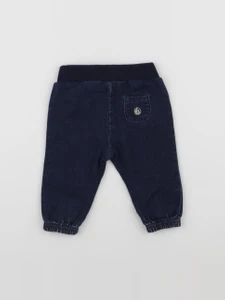 Petit Bateau - pantalon bleu - 6 mois