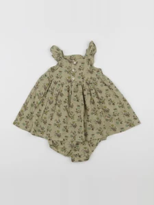 Boutchou - robe vert - 6 mois