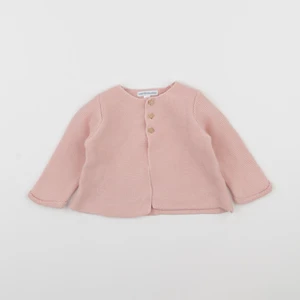 Vertbaudet - gilet rose - 6 mois