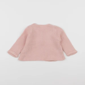 Vertbaudet - gilet rose - 6 mois