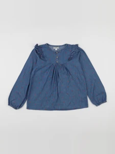 Vertbaudet - blouse bleu - 9 ans