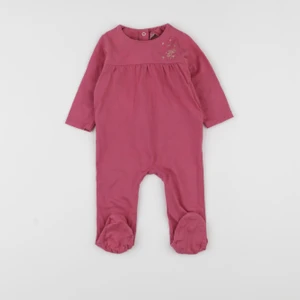 Vertbaudet - pyjama coton rose - 6 mois