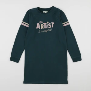 Vertbaudet - robe vert - 8 ans