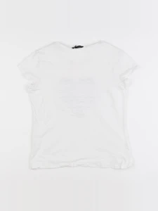 IKKS - tee-shirt blanc - 10 ans