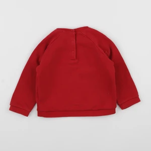 Vertbaudet - sweat rouge - 2 ans