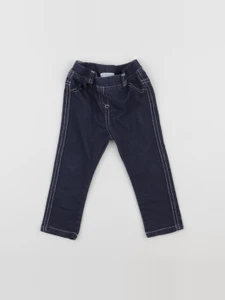 Vertbaudet - jegging bleu - 9 mois