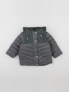Vertbaudet - manteau gris - 18 mois