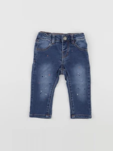 IKKS - jean bleu - 3 mois