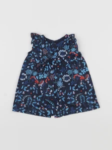 Jacadi - robe liberty bleu - 6 mois