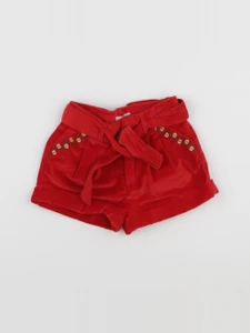 Vertbaudet - short rouge - 3 ans