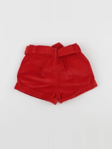 Vertbaudet - short rouge - 3 ans