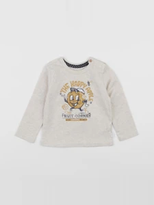 Noppies - tee-shirt beige - 6/9 mois