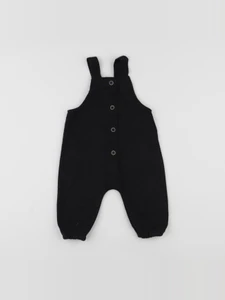 Zara - salopette noir - 6/9 mois