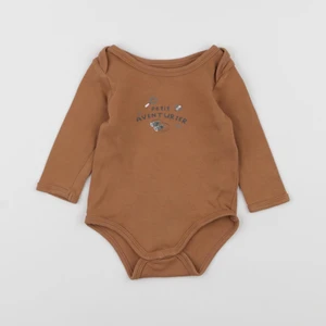 Vertbaudet - body marron - 9 mois