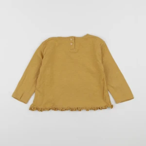 Zara - tee-shirt jaune - 12/18 mois