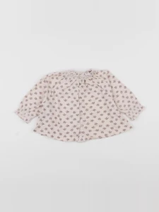 Vertbaudet - blouse beige - 3 mois