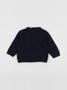 Vertbaudet - gilet bleu - 6 mois