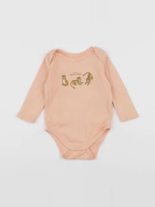 Vertbaudet - body orange - 6 mois