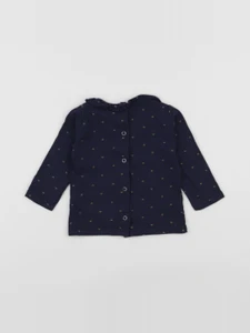 Vertbaudet - tee-shirt bleu - 9 mois