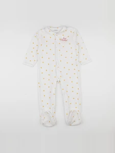 Vertbaudet - pyjama velours blanc - 3 ans