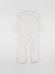Vertbaudet - pyjama velours blanc - 3 ans