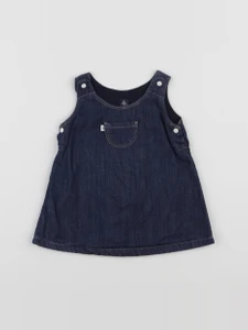 Petit Bateau - robe bleu - 3 mois