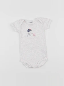 Petit Bateau - body rose - 6 mois