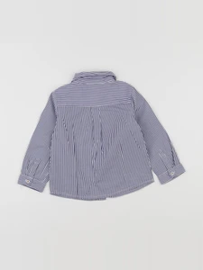 Jacadi - chemise bleu, blanc - 2 ans