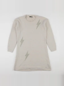 IKKS - robe imprimé au dos beige - 10 ans