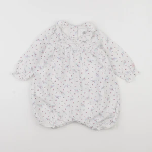 Petit Bateau - combinaison blanc - 12 mois