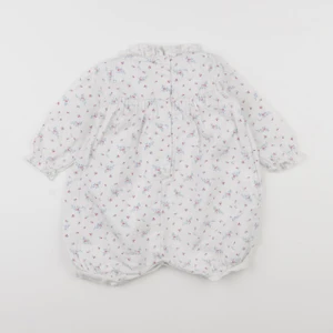 Petit Bateau - combinaison blanc - 12 mois