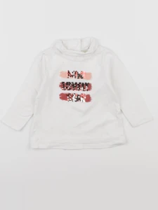 Tape à l'oeil - sous-pull blanc - 6 mois
