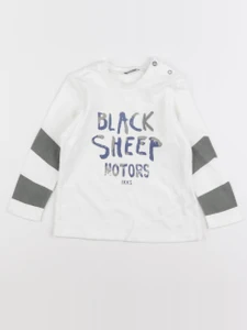 IKKS - tee-shirt blanc - 18 mois