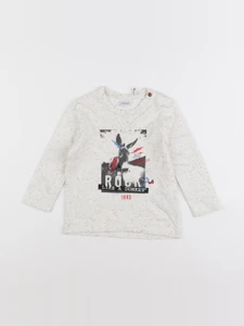 IKKS - tee-shirt beige - 18 mois
