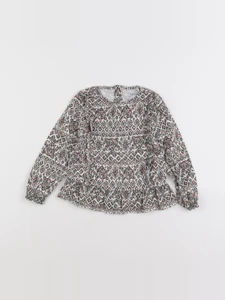 IKKS - blouse vert, rose - 2 ans