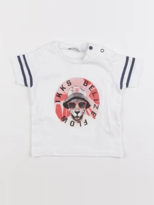 IKKS - tee-shirt blanc - 6 mois