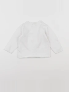 Vertbaudet - gilet blanc - 12 mois