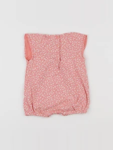 Vertbaudet - combinaison blanc, rose - 3 mois