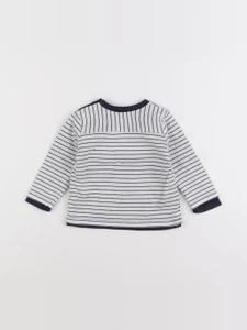 IKKS - tee-shirt bleu, blanc - 6 mois